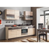 Virtuves komplekts MODENA 240, gaišais ozols/tumšais ozols